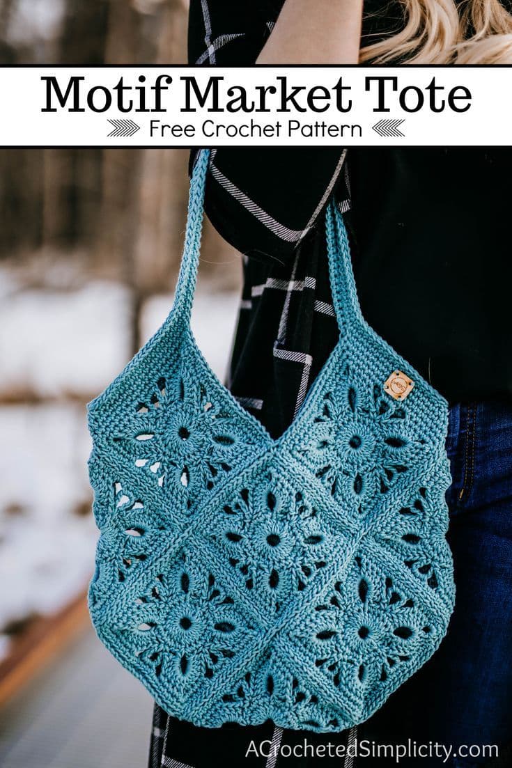 Tote à motifs — A Crocheted Simplicity