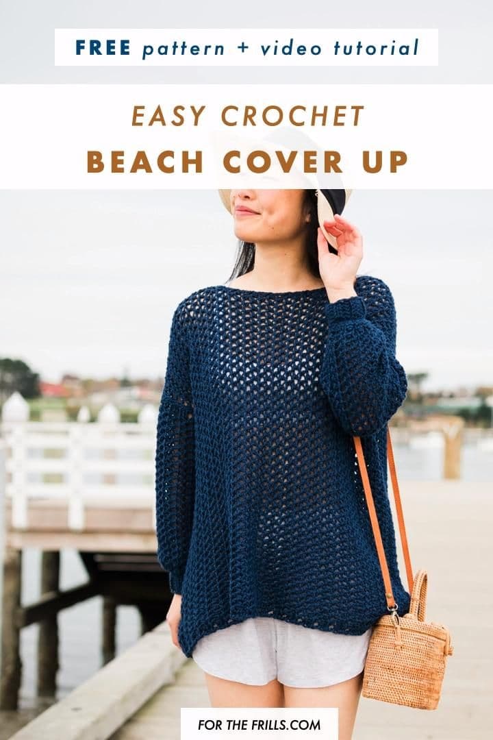 Cache-maillot au crochet — For the Frills